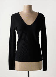 Pulover guler rotund negru CALVIN KLEIN femme