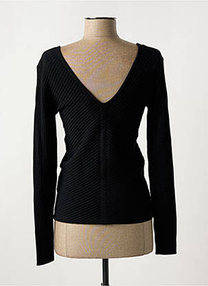 Pulover guler rotund negru CALVIN KLEIN femeie