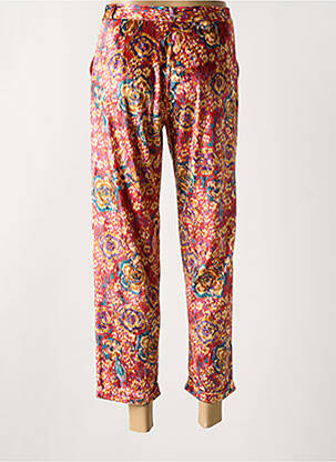 Pantalon drept roșu WILD femeie