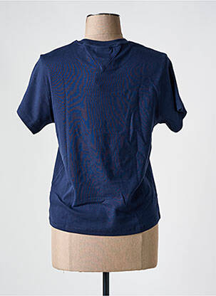 Tricou guler rotund albastru TOMMY HILFIGER femeie