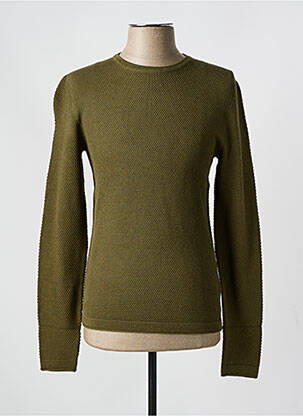 Pulover guler rotund verde ONLY & SONS bărbat