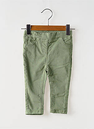 Pantalon drept verde TAPE À L'OEIL fată