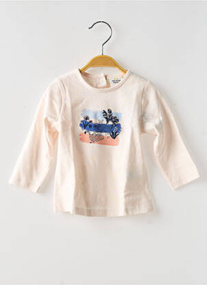 Tricou guler rotund alb TAPE À L'OEIL fată
