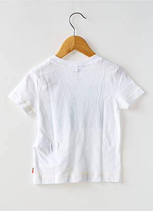 Tricou guler rotund alb LEVI'S băiat