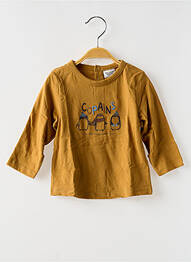 Tricou guler rotund maro TAPE À L'OEIL garcon