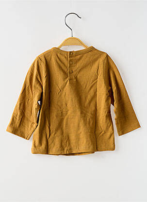 Tricou guler rotund maro TAPE À L'OEIL băiat