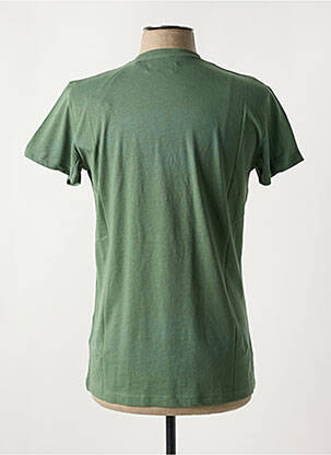 Tricou guler rotund verde SCHOTT bărbat