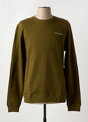Hanorac guler rotund verde CASUAL FRIDAY bărbat