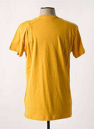 Tricou guler rotund galben SCHOTT bărbat