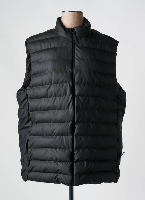 Geacă matlasată negru RAINS femeie