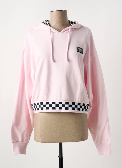 Hanorac cu glugă roz VANS femeie