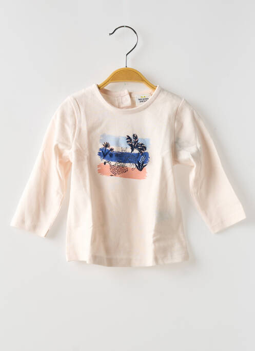 Tricou alb TAPE À L'OEIL fată