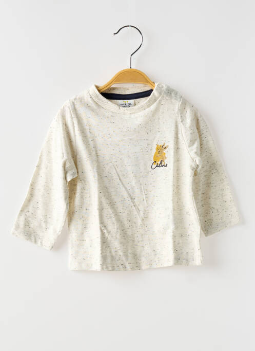 Tricou alb TAPE À L'OEIL băiat