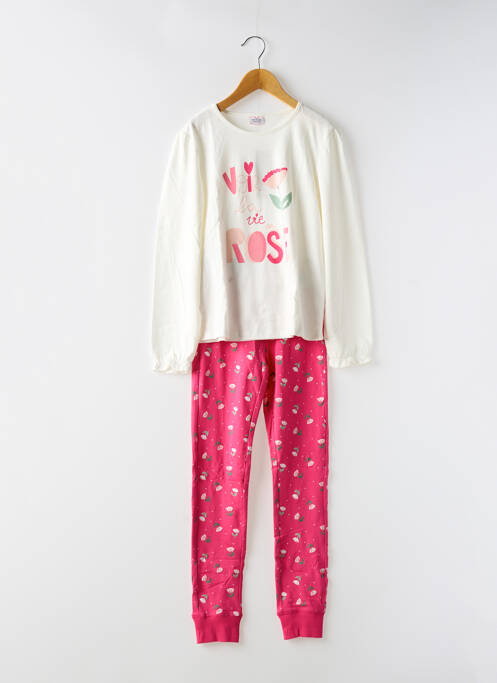 Pijama alb TAPE À L'OEIL fată