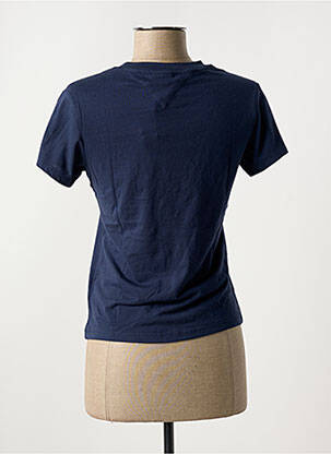 Tricou guler rotund albastru TOMMY HILFIGER femeie
