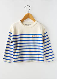 Tricou guler rotund alb MAISON LABICHE copil