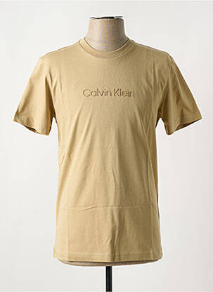 Tricou guler rotund bej CALVIN KLEIN bărbat