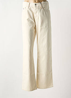 Blugi cu croială largă bej TOMMY HILFIGER femeie