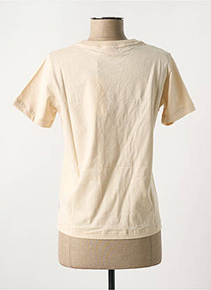 Tricou guler rotund bej CALVIN KLEIN femeie