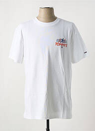 Tricou guler rotund alb TOMMY HILFIGER homme