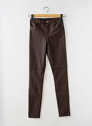 Pantalon slim maro VERO MODA femeie