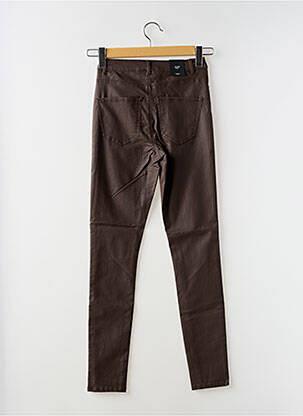 Pantalon slim maro VERO MODA femeie