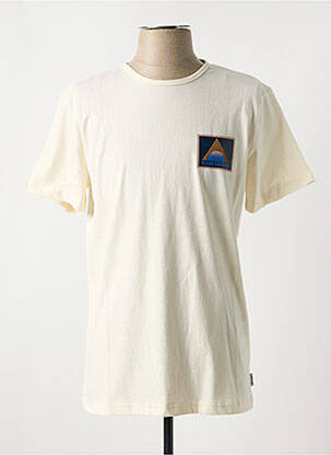 Tricou guler rotund bej BLEND bărbat