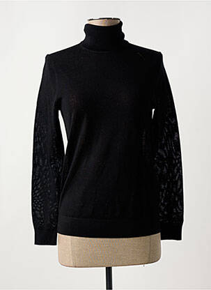 Pulover guler rotund negru CALVIN KLEIN femeie