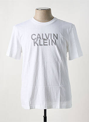 Tricou alb CALVIN KLEIN bărbat