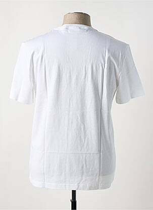 Tricou guler rotund alb CALVIN KLEIN bărbat