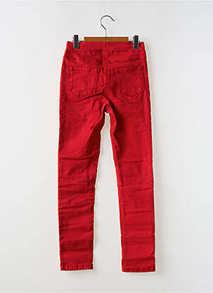 Pantalon drept roșu TAPE À L'OEIL fată
