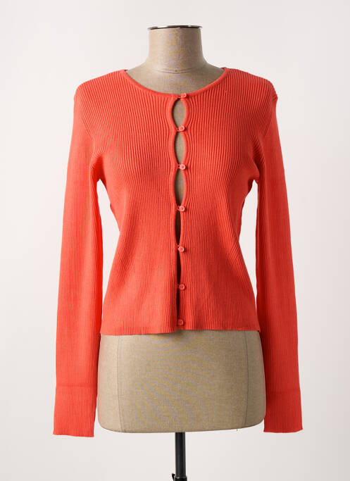 Vestă cu mâneci lungi portocaliu OBJECT femeie