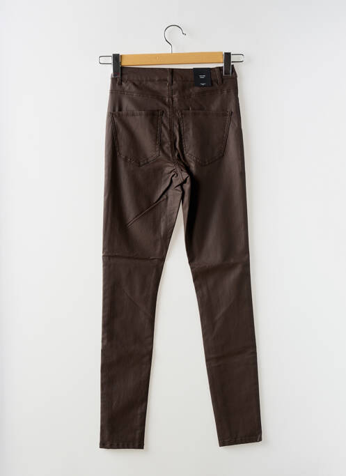 Pantalon slim maro VERO MODA femeie