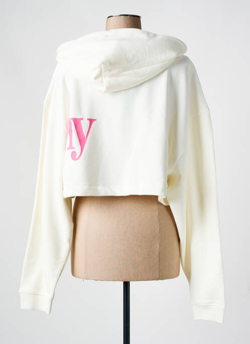 Hanorac cu glugă alb TOMMY HILFIGER femeie