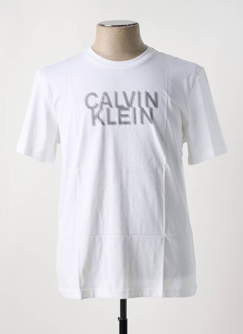 Tricou alb CALVIN KLEIN bărbat