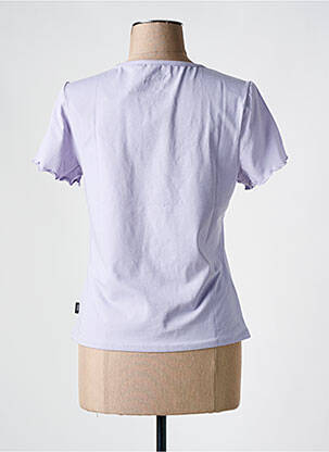 Tricou guler rotund violet VANS femeie
