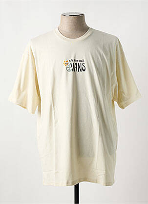 Tricou guler rotund alb VANS bărbat