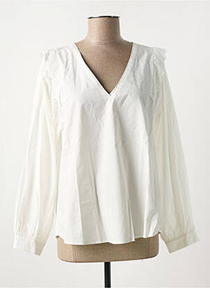 Top alb GRACE & MILA femeie