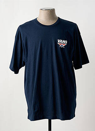 Tricou guler rotund albastru VANS bărbat