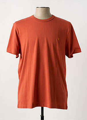 Tricou guler rotund portocaliu FARAH bărbat