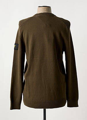 Pulover guler rotund verde LYLE & SCOTT bărbat