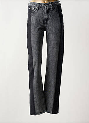 Blugi cu croială dreaptă negru CALVIN KLEIN femeie