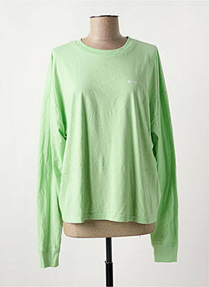 Tricou guler rotund verde ROXY femeie