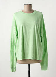 Tricou guler rotund verde ROXY femeie