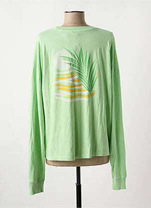 Tricou guler rotund verde ROXY femeie
