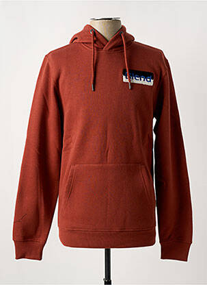 Hanorac cu glugă maro BLEND bărbat