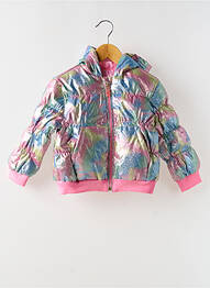 Geacă matlasată guler col înalt multicolor BILLIEBLUSH fille