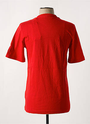 Tricou guler rotund roșu ADIDAS bărbat