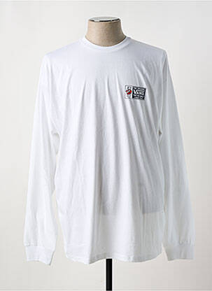Tricou guler rotund alb VANS bărbat