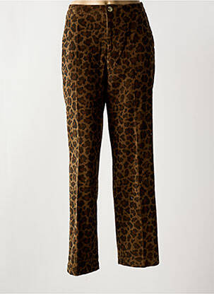 Pantalon drept maro LEON & HARPER femeie